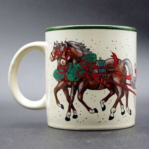 Vintage 1987 Marvelous Mugs Potpourri Press Christmas Sleigh!